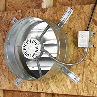 Cool Attic Gable Mount Power Attic Ventilator