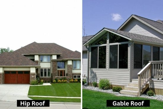 Hip Roof Vs. Gable Roof
