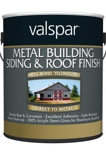 Valspar® Metal Building Siding And Roof Finish Is A Famous Metal Roof Paint